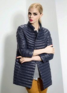 Женско палто на синьонт