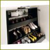 На снимката: интериор на гардероба Flexx от фабриката Now! от Huelsta