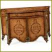 494374 Инкрустиран шкаф в стил Чиппендейл Шкаф с чекмеджета от Jonathan Charles Fine Furniture. Копие от оригинала от 1770 г. на Томас Чипъндейл
