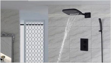 Черни душ системи: избор и използване в интериора