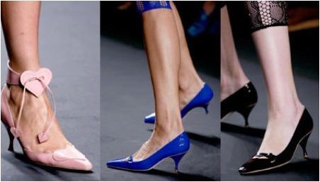 Дамски обувки с ниски токчета