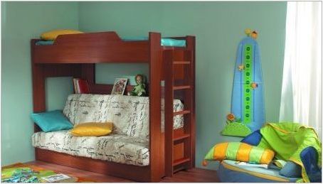 Детски двуетажни легла с диван: сортове и съвети за избор