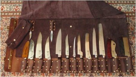 Екскурки за ножове: видове и тънкости по избор