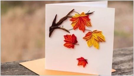 Как да направим есенните пощенски картички?