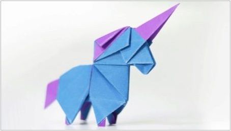 Как да направим оригами под формата на еднорог?