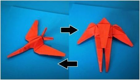 Как да направите оригами под формата на трансформатор?