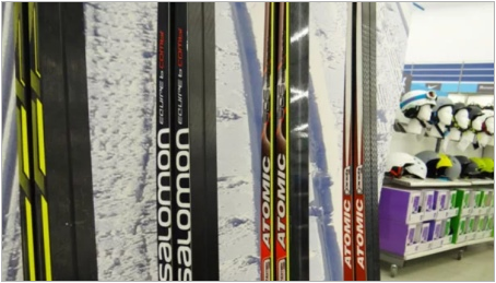 Какви класически ски се различават от скета?