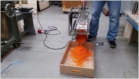 Описание на електрическите терк за моркови и техния избор