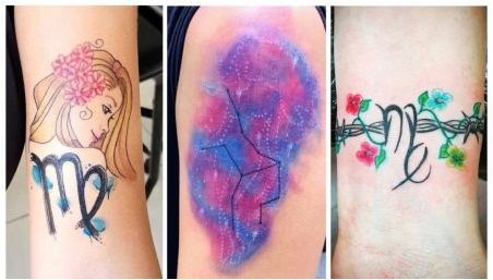 Стойността на татуировката под формата на зодиакален знак и скици
