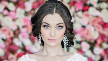 Сватбен грим за момичета със сини очи