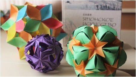 Създаване на оригами под формата на хартиени топки