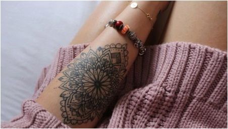 Tattoo & # 171 + Mandala & # 187 + за момичета