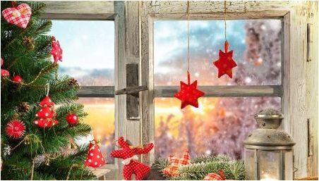 Украсете прозорците за новата година